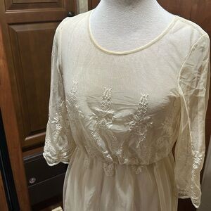 You can wear this with, jeans, shorts or another dress ..